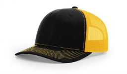 Cotton twill front panels and visor with mesh back panels