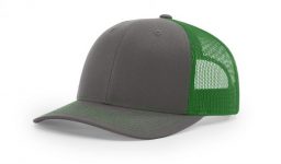 Cotton twill front panels and visor with mesh back panels