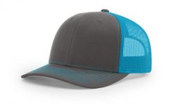 Cotton twill front panels and visor with mesh back panels