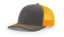 Cotton twill front panels and visor with mesh back panels