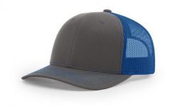 Cotton twill front panels and visor with mesh back panels