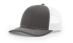 Cotton twill front panels and visor with mesh back panels