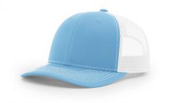 Cotton twill front panels and visor with mesh back panels