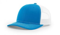 Cotton twill front panels and visor with mesh back panels