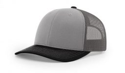 Cotton twill front panels and visor with mesh back panels