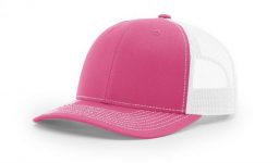 Cotton twill front panels and visor with mesh back panels