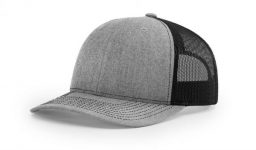 Cotton twill front panels and visor with mesh back panels