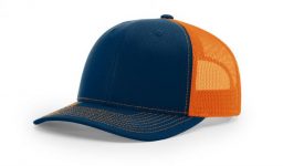 Cotton twill front panels and visor with mesh back panels