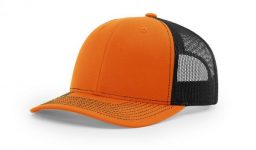 Cotton twill front panels and visor with mesh back panels