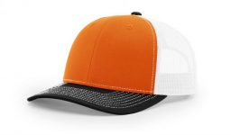 Cotton twill front panels and visor with mesh back panels