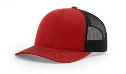 Cotton twill front panels and visor with mesh back panels