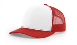 Cotton twill front panels and visor with mesh back panels