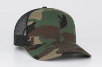 Pro-Model shape Poly twill front panels Trucker mesh back