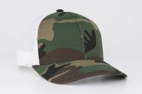 Pro-Model shape Poly twill front panels Trucker mesh back