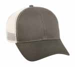 6 Panel Structured Mesh Back Cotton Twill