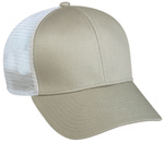 6 Panel Structured Mesh Back Cotton Twill