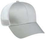 6 Panel Structured Mesh Back Cotton Twill